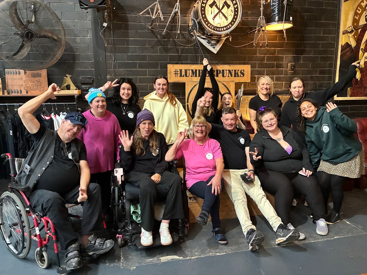 A real Happiness Crew moment in the community