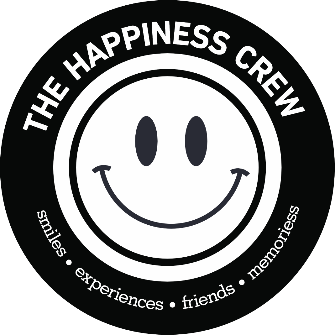 The Happiness Crew smile badge